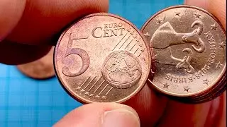 5 euro cent 2018 France Slovakia Austria Cyprus Netherlands Spain Germany 7 coins European Union