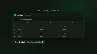 IMPORTDATA in Google Sheets — Pull CSV Data by URL