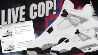 LIVE COP : EXCLUSIVE ACCESS AIR JORDAN 4 &lsquo;WHITE CEMENT&rsquo; JDSPORTS/FINISHLINE