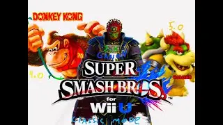 SSB4: Classic Mode Dk 4.0, Ganon 2.4, And Koopa 5.0 Intensity 