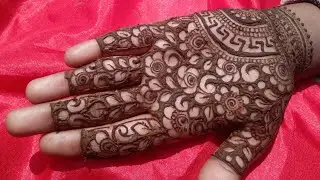 Simple mehndi design front hand full videos|| easy and trending designs 