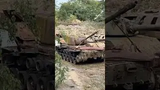 Tank Graveyard. Hidden and forgotten in a forest. #history #panzer #urbex #shorts