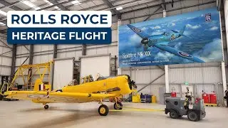 The Rolls Royce Heritage Flight - Spitfire, P-51 Mustang & Harvard