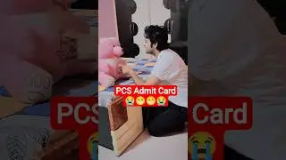 PCS Admit card or Door Centre 🔥😁 #pcs #uppcs #admitcard #comedy #funny #students #aspirants #exam