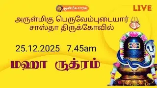Sri Maha Rudram | Sri Pervenbudayar Thirukkoil | மஹா ருத்ரம் | ஶ்ரீ பெருவேம்புடையார் கோவில்