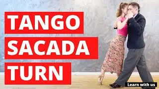 Cool Tango Turn Combination: Giro with sacada & decoration for leader (Steps & Technique)