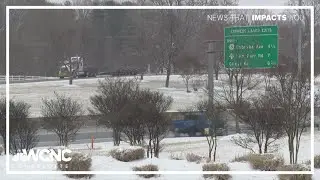 Here are the impacts of ice accumulation on roadways