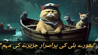 Bedtime stories|a.i cat adventure on island.#cat #animated @ai.cartoons.786