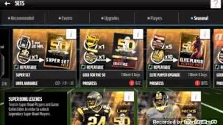 Madden Mobile Super Bowl Pack Opening