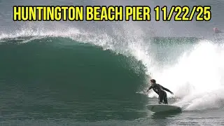 Huntington Beach Pier Going OFF This Morning!