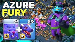 Azure Dragon Combo BREAKS TH17: RC Charge Mass Dragons 100% Triples! Clash of Clans