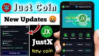Just coin Earning app | Just coin New Updates | Just coin Withdraw Problem