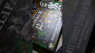 unboxing malifaux resurrectionists started box