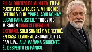 Mi hijo me dejó fuera del bautizo: “Aquí no hay lugar para usted, papá.” Me regresé a casa y…