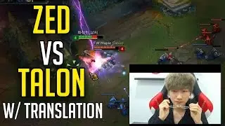Peanut's Zed better than Faker's Zed???  w/ TRANSLATION - Peanut Stream Highlights Translated