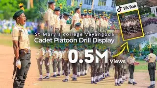 Cadet Platoon Drill Display | Interhouse Sports-meet - 2024 | St Mary's college Veyangoda