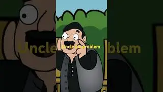 Uncle ka problem navaratri durga puja funn #funny #comedy #cartoon #animation