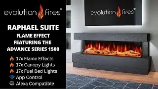 Evolution Fires Raphael Electric Suite Flame Effect