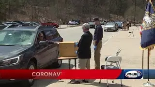 Bow holds drive-thru voting