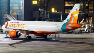 Air india Express A320Neo Full Taxi And Takeoff
