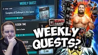 When are Weekly Quests Coming? FULL Heroic Pro RUSEV! | WWE SuperCard Season 5