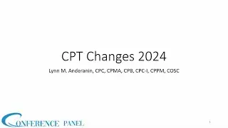 CPT Coding Changes 2024