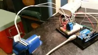 Arduino flame detector + silicon nitride ignitor on relay