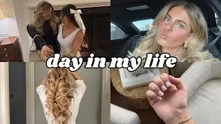 VLOG: Dyson AirWrap tutorial, nail day, engagement party, running errands, & trying new makeup!