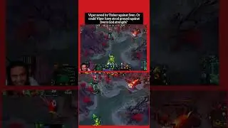 Sven with eventual God's Strength vs. Viper & Tinker