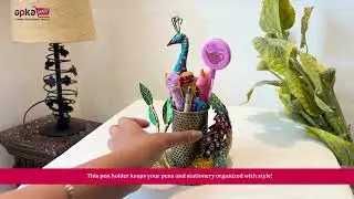 Peacock Pen Holder | Quick Gift Idea | Desk Organizer | Handicraft Home Decorating Items