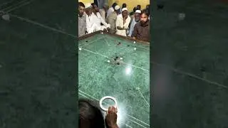 Epic Carrom Shot: Double Pot White Coin Trick! 🎯 #CarromShorts #Viral