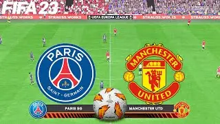 FIFA 23 | PSG vs Manchester United - UEL UEFA Europa League - PS5&trade; Full Gameplay