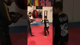 Mouad au palette au boxing factory