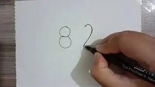 How to Turn 82 into a Chess Piece | Easy and Simple Drawing Tutorial