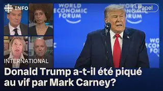 Donald Trump s'en prend au discours de Mark Carney à Davos