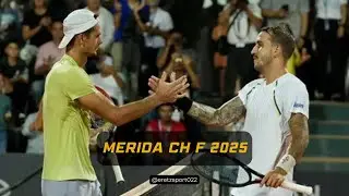Merida Challenger 2025 F: Juan Pablo Ficovich vs. Felipe Meligeni R. Alves Extended Highlights