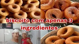 Biscoito de polvilho doce uma delicia com apenas 3 ingredientes 