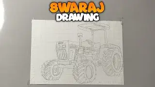 Swaraj || Swaraj Drawing || How to draw Swaraj || Swaraj Tractor Drawing