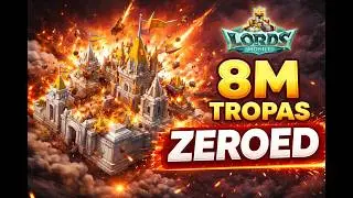 Lords Mobile - Zereando 8 m de tropas