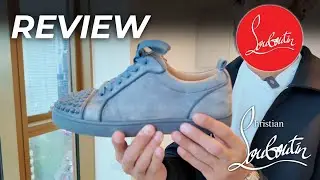 Christian Louboutin Louis Junior Spikes Suede Grey Review