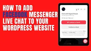 How to add facebook messager chat plugin to your website( WordPress )