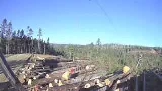 Teleforest presents the Sky Log: the safest cable yarding system on the market!