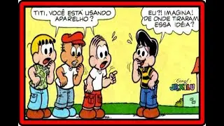 Turma do Bermud&atilde;o em Sorriso met&aacute;lico &ndash; Gibi da Turma da M&ocirc;nica