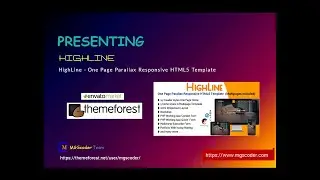 HighLine - One Page Parallax Responsive HTML5 Template | Themeforest Premium Template | Envato