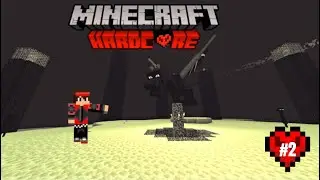 I defeated the Ender Dragon in Hardcore Minecraft(Episode 2)
