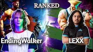 🔥SF6 ▰ EndingWalker (Ryu) vs. Lexx (Guile) ▰  High Level Match 🔥