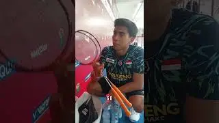 Raket SABAR GUTAMA | Indonesia Open 2025 #shorts #badminton #badmintonlovers #highlights