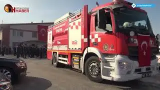 İtfaiye eri Tetikişçi son yolculuğuna uğurlandı