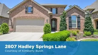 2807 Hadley Springs Lane Spring, Texas 77386 | Kimberly Buish | Top Real Estate Agent