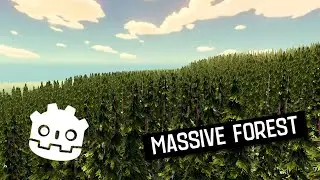 Make a MASSIVE forest with Godot - TerraBrush DevLog